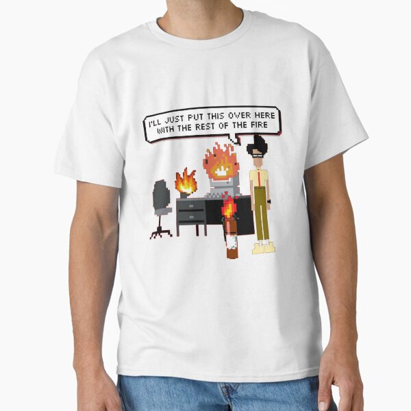 Aperçu de l'œuvre IL. Foule - Feu 8 bits créée et vendue par MORGANSHOP23.