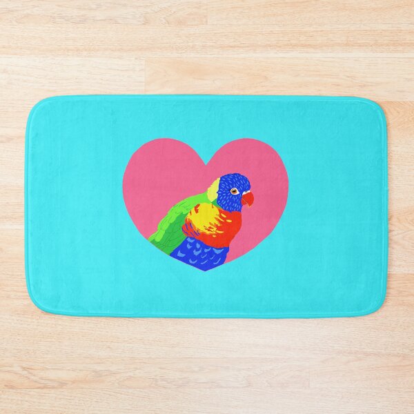 Item preview, Rainbow Lorikeet in Heart designed and sold by TiffinByLK.