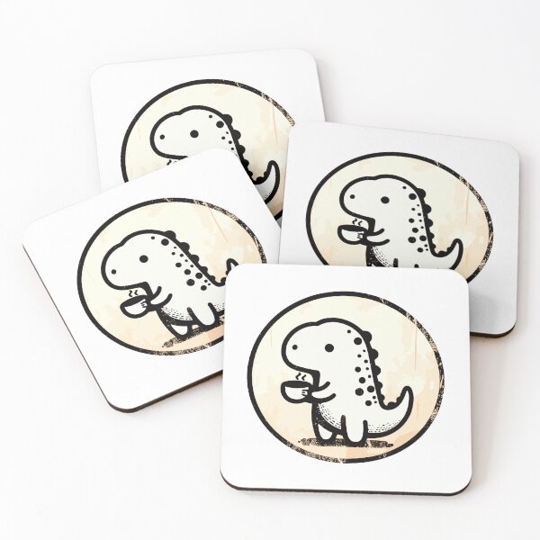 Item preview, Kawaii Tea rex designed and sold by TomFrontierArt.
