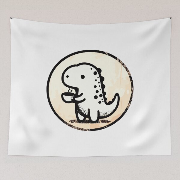 Item preview, Kawaii Tea rex designed and sold by TomFrontierArt.