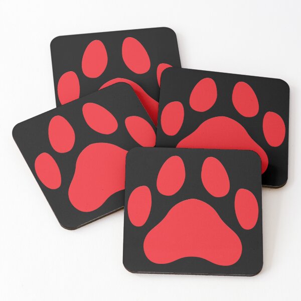 Item preview, Red Pawprint designed and sold by galaxydaydreams.