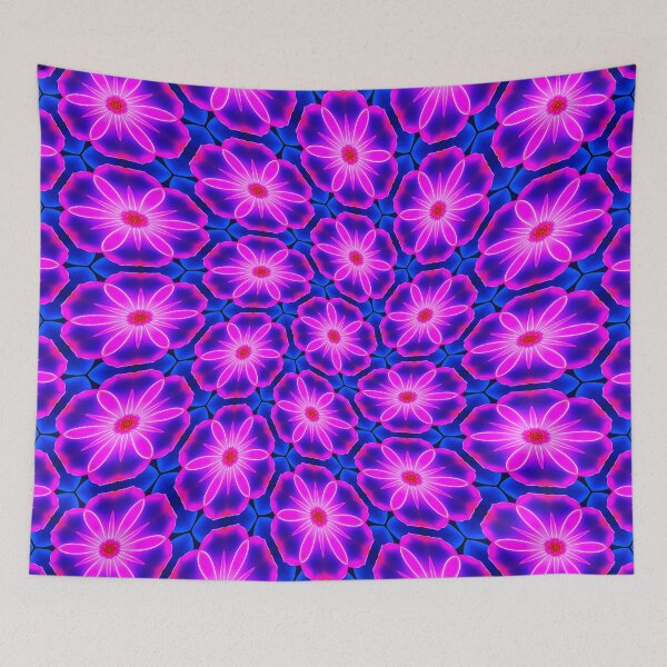 Item preview, Bright Pink Flower Patterns designed and sold by Patternflower.