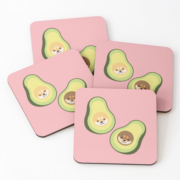 Item preview, Two Shiba Inus as avocados designed and sold by MINIMOillu.