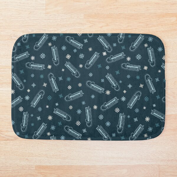 Item preview, Sleigh beige dark blue designed and sold by aliceandida.