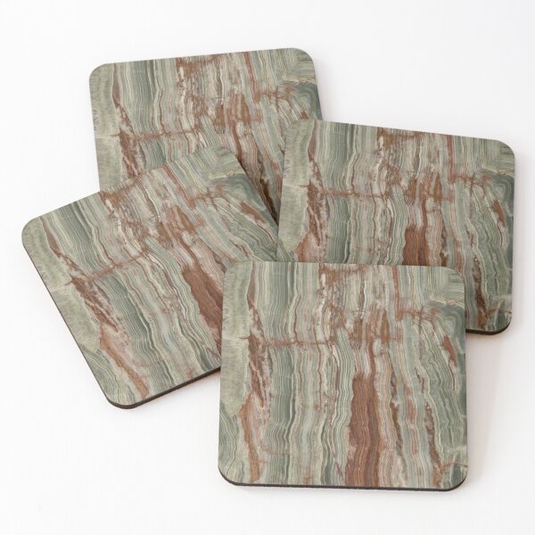 Item preview, Neutral and wooden tones marble print designed and sold by HadeeeeL.