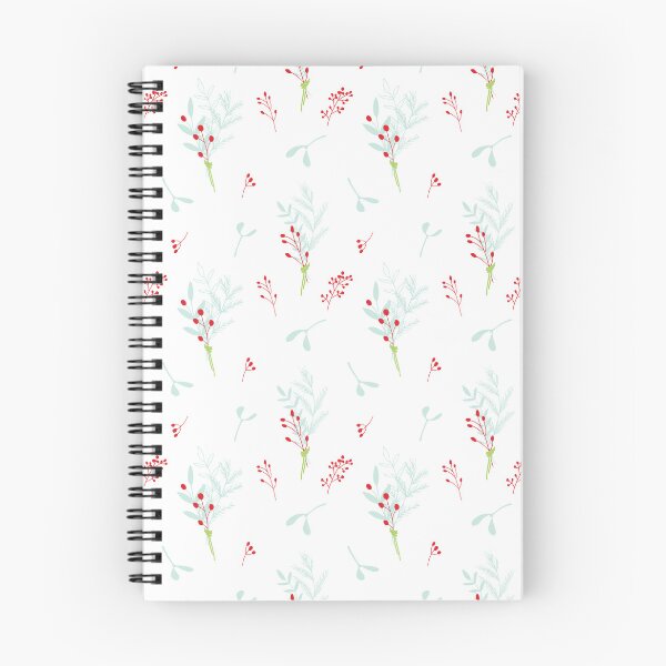 Item preview, Winter foliage all over pattern in soft pastel shades designed and sold by Jaine Drake.