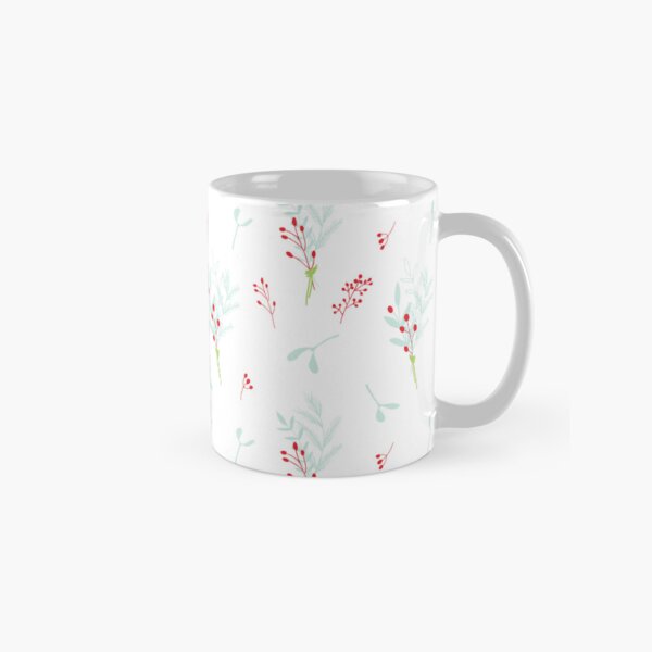 Item preview, Winter foliage all over pattern in soft pastel shades designed and sold by Jaine Drake.