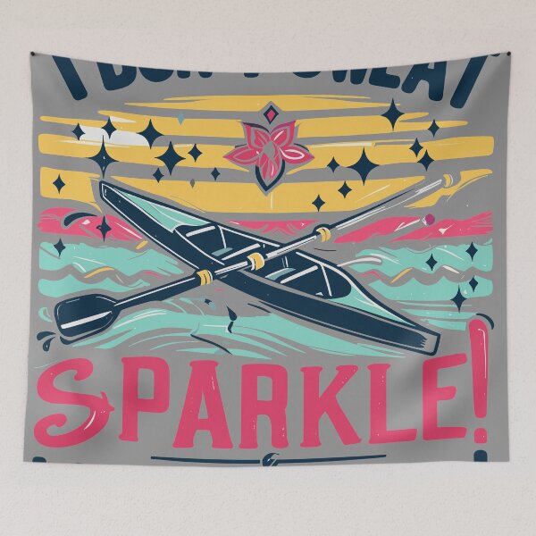 Item preview, I don’t sweat, I sparkle while rowing! designed and sold by bihtti.