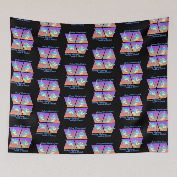 Item preview, Being Weird Cute Narwhals Illustration designed and sold by kuremureDesign.