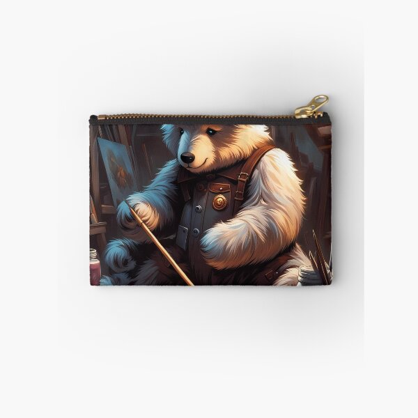 Item preview, Teddy as an artist painting on a canvas designed and sold by Colin Bentham.