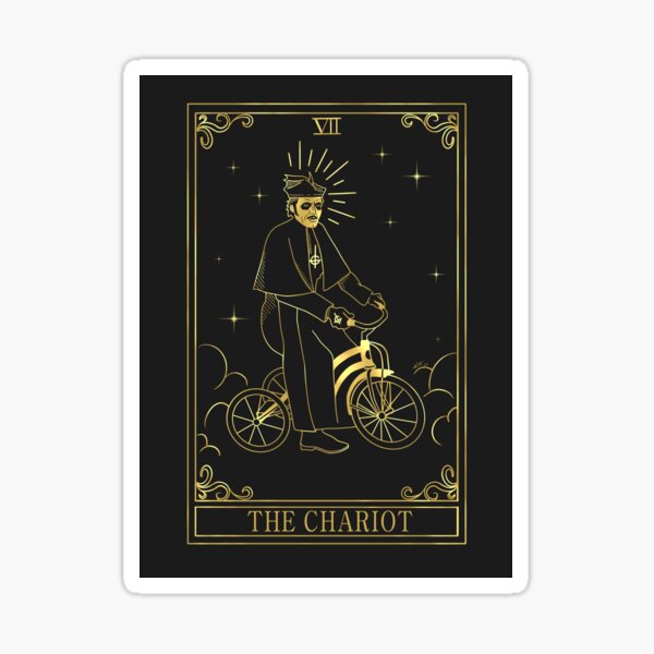 Item preview, The Chariot Ghost Tarot Card designed and sold by Zombielici0us.