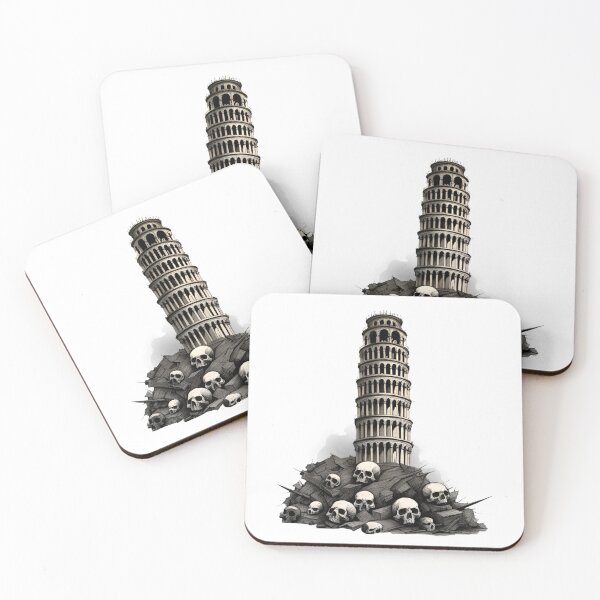 Item preview, The apocalyptic Tower of Pisa designed and sold by AnEmptyLake.