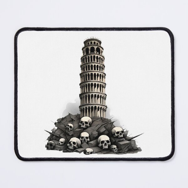 Item preview, The apocalyptic Tower of Pisa designed and sold by AnEmptyLake.