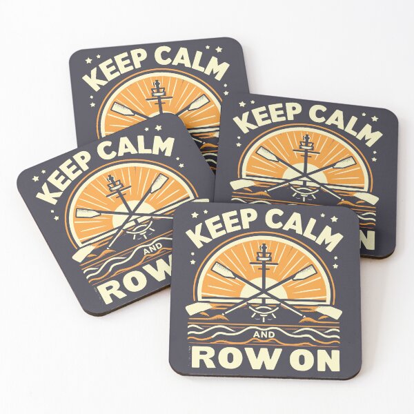 Item preview, Keep calm and row on designed and sold by bihtti.