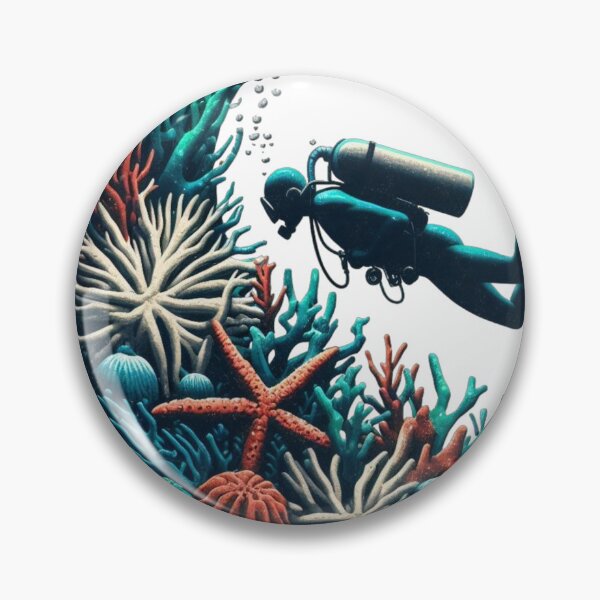 Item preview, diver designed and sold by KICIART.