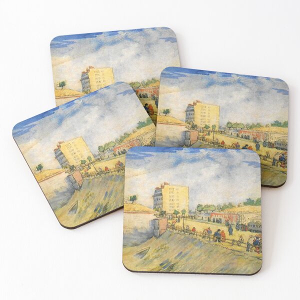 Item preview, Entrance to Paris with a Horsecar by Vincent Van Gogh designed and sold by tomorrowsart.