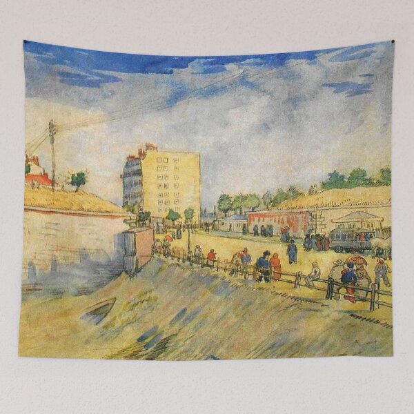 Item preview, Entrance to Paris with a Horsecar by Vincent Van Gogh designed and sold by tomorrowsart.