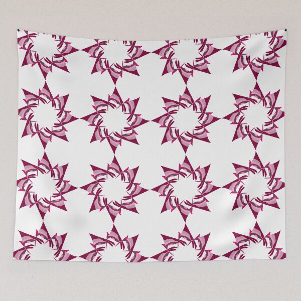 Item preview, red and pink star designed and sold by Meo Design.