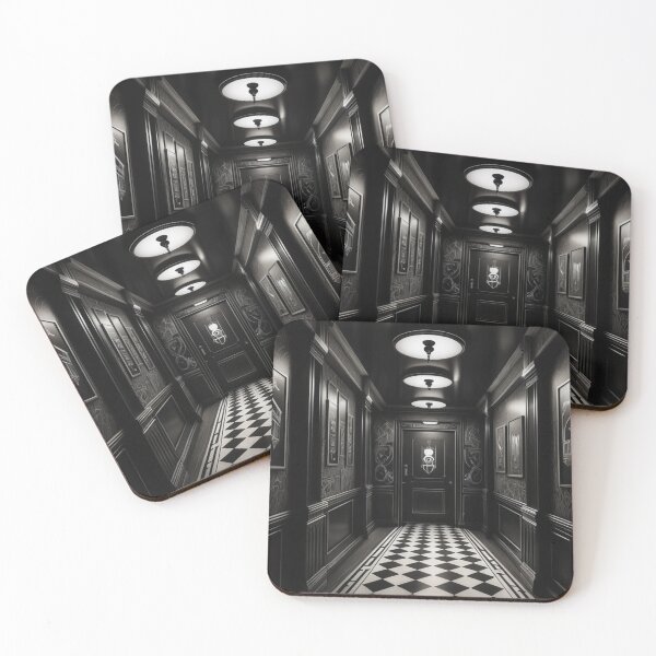 Item preview, Bendy and the Ink Machine Inspired Art Graphic Dark Hallway designed and sold by Butler in the Home.