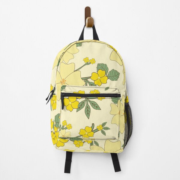 Item preview, Yellow flowery pattern designed and sold by SatuStudio.
