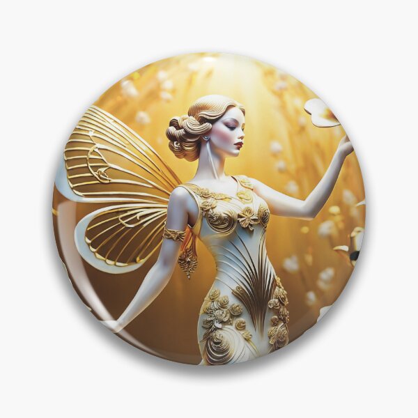 Item preview, Estatuilla Art Déco alada bailando designed and sold by CallaCoralia.