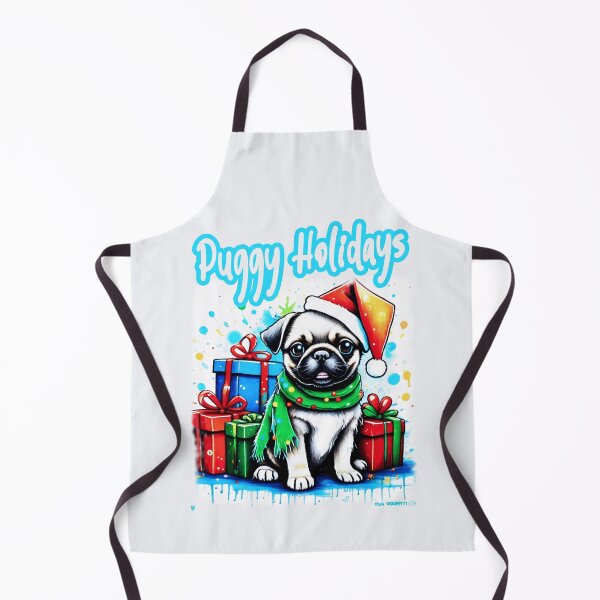 Item preview, Pug HAPPY HOLIDAYS 36 PUGGY HOLIDAYS designed and sold by RedBluffTraders.