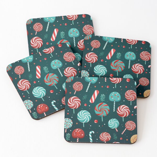 Item preview, Candy Christmas Pattern designed and sold by NicolasGlowArt.