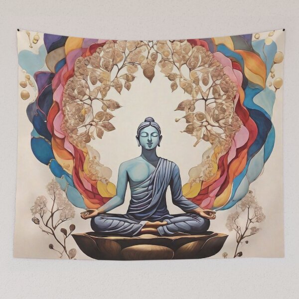 Item preview, Mindfulness Meditation Art designed and sold by JaiStudio.