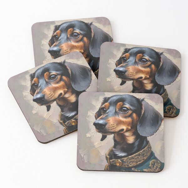 Artikelvorschau, Regal Renaissance: Victorian Pet Portrait Design No.12 Dachshund  entworfen und verkauft von BLUEBAREBONES.