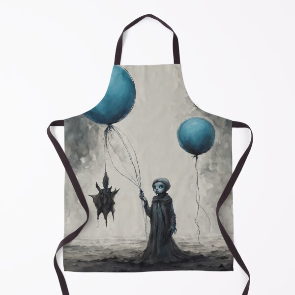 Item preview, A little ghost with blue balloon designed and sold by santanuchand48.