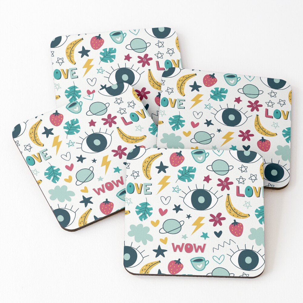Item preview, Coasters (Set of 4) designed and sold by SatuStudio.