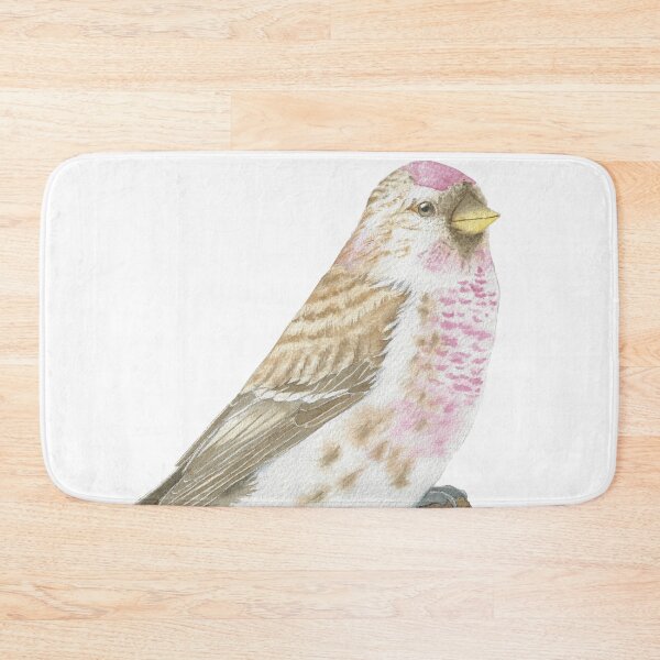 Item preview,  Arctic redpoll bird portrait watercolor designed and sold by L'Atelier Oranjade.