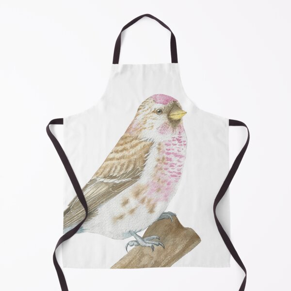 Item preview,  Arctic redpoll bird portrait watercolor designed and sold by L'Atelier Oranjade.