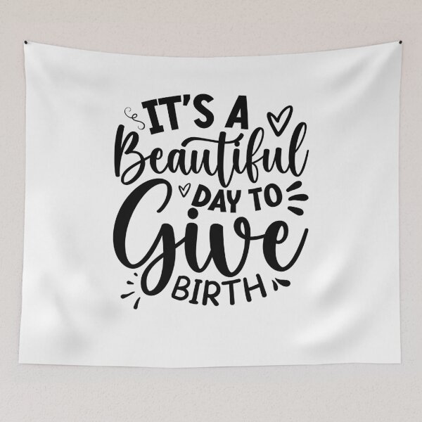 Item preview, It's a Beautiful Day to Give Birth, Postpartum Doula, CNM Student, Midwife Gift, Birth Doula, Women's Health Professional designed and sold by behindthefacts.