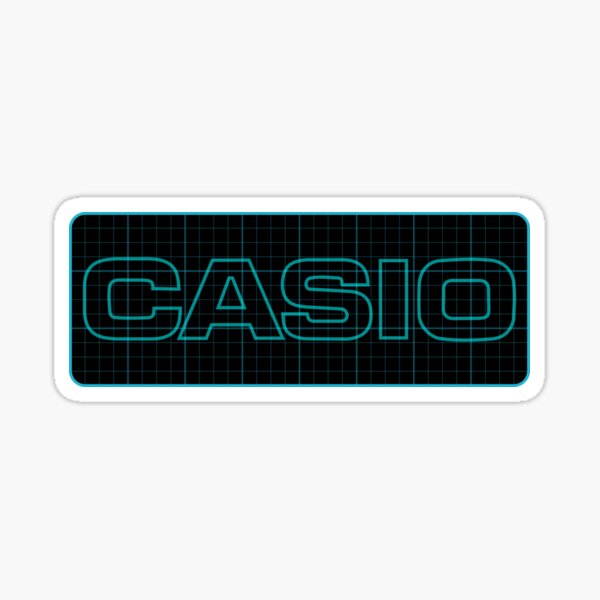 Gold Casio A700 Sticker for Sale by RadDadArt