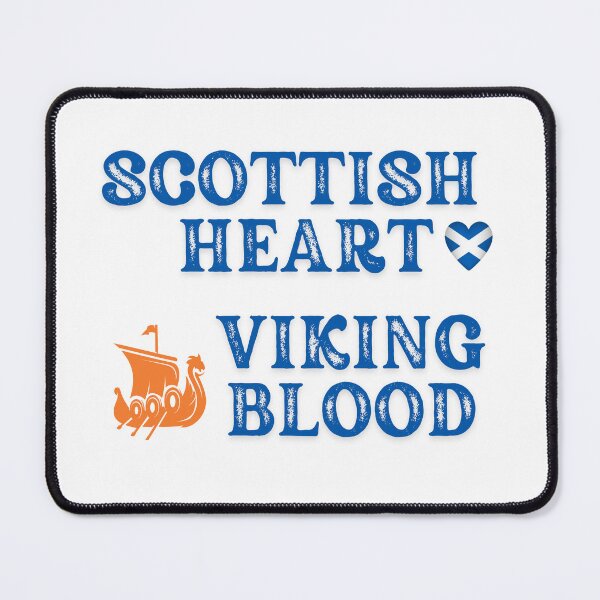 Item preview, Scottish Heart Viking Blood. Gift ideas for historical enthusiasts. designed and sold by LindaLG.