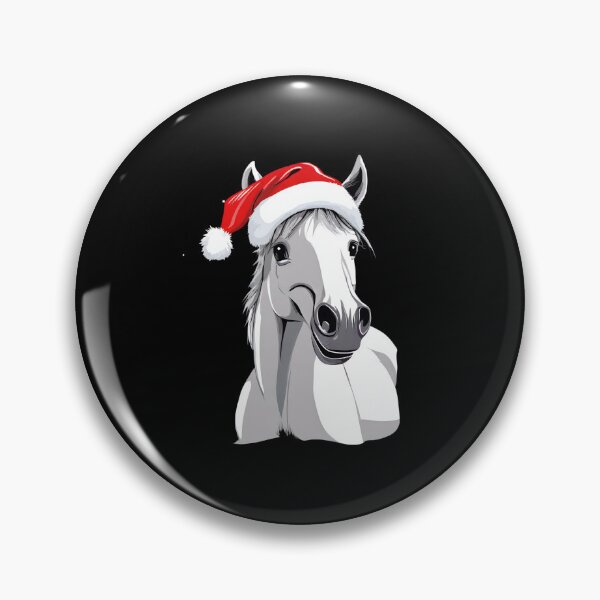 Aperçu de l'œuvre Cheval de Père Noël drôle créée et vendue par DavidPrintCraft.