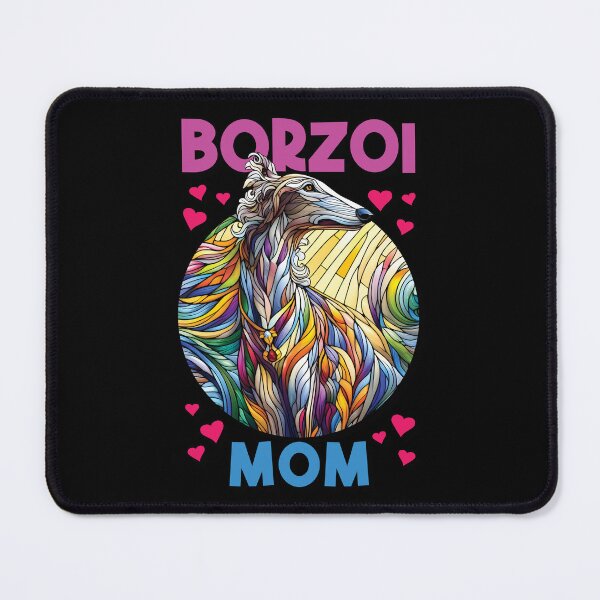 Item preview, Borzoi mom, stained glass. I love borzois. designed and sold by MrPila.