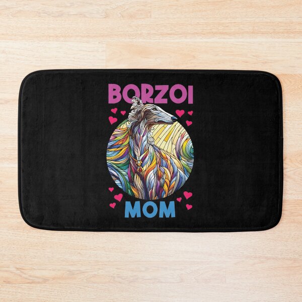 Item preview, Borzoi mom, stained glass. I love borzois. designed and sold by MrPila.