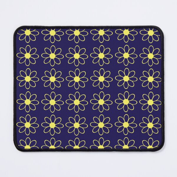 Item preview, Dark and yellow flowery pattern designed and sold by SatuStudio.