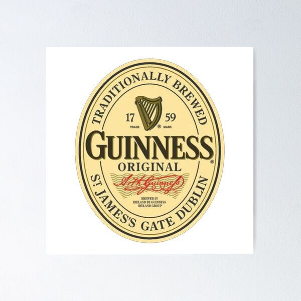 Guinness Bottle Cap Metal Sign – Guinness Storehouse