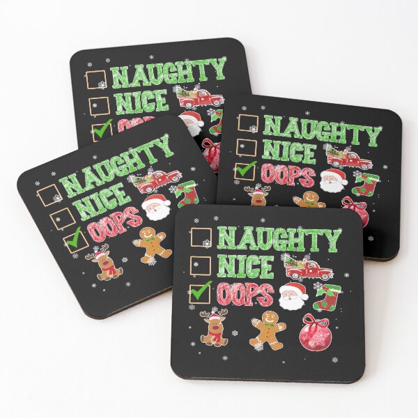Item preview, Naughty Nice Oops designed and sold by pnkpopcorn.