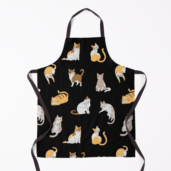 Item preview, Piebald cats pattern designed and sold by MauraMeadow.