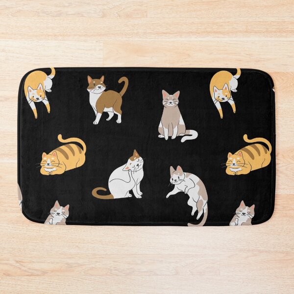 Item preview, Piebald cats pattern designed and sold by MauraMeadow.