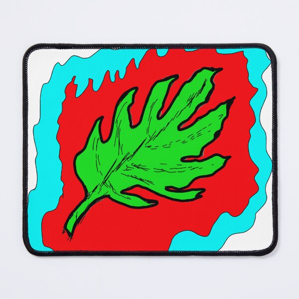 Item preview, Green Leaf. Engulfed in Fire and Water. 2d Illustration designed and sold by abinashm12.