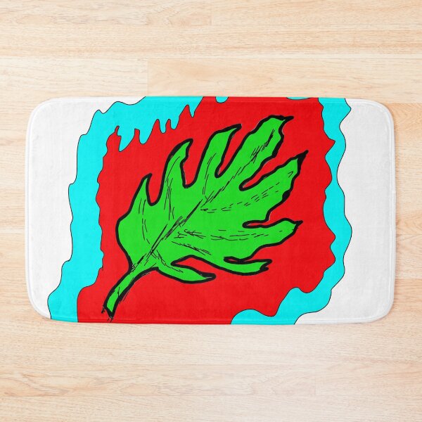 Item preview, Green Leaf. Engulfed in Fire and Water. 2d Illustration designed and sold by abinashm12.