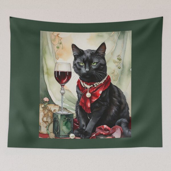 Item preview,  Drinking Wine And Feline Fine designed and sold by maggNf.