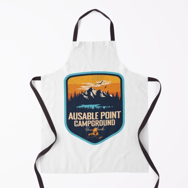 Item preview, Ausable Point Campground New York - NY Sunset Grunge Texture Badge Forest and Wilderness designed and sold by mountainfad.