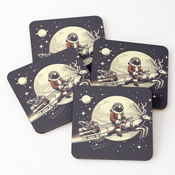 Item preview, Retro Rocket Rudolph Santa's Cosmic Navigator designed and sold by Wonderall.