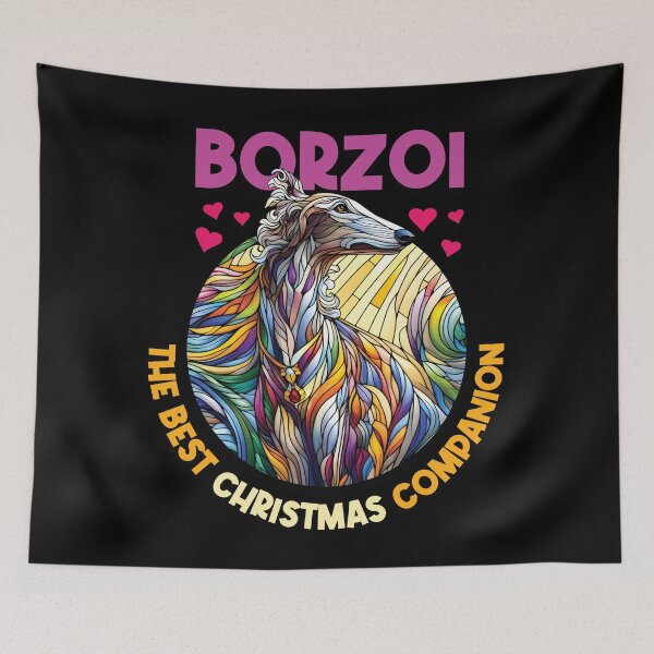 Item preview, Borzoi, the best Christmas companion. I love borzois. designed and sold by MrPila.